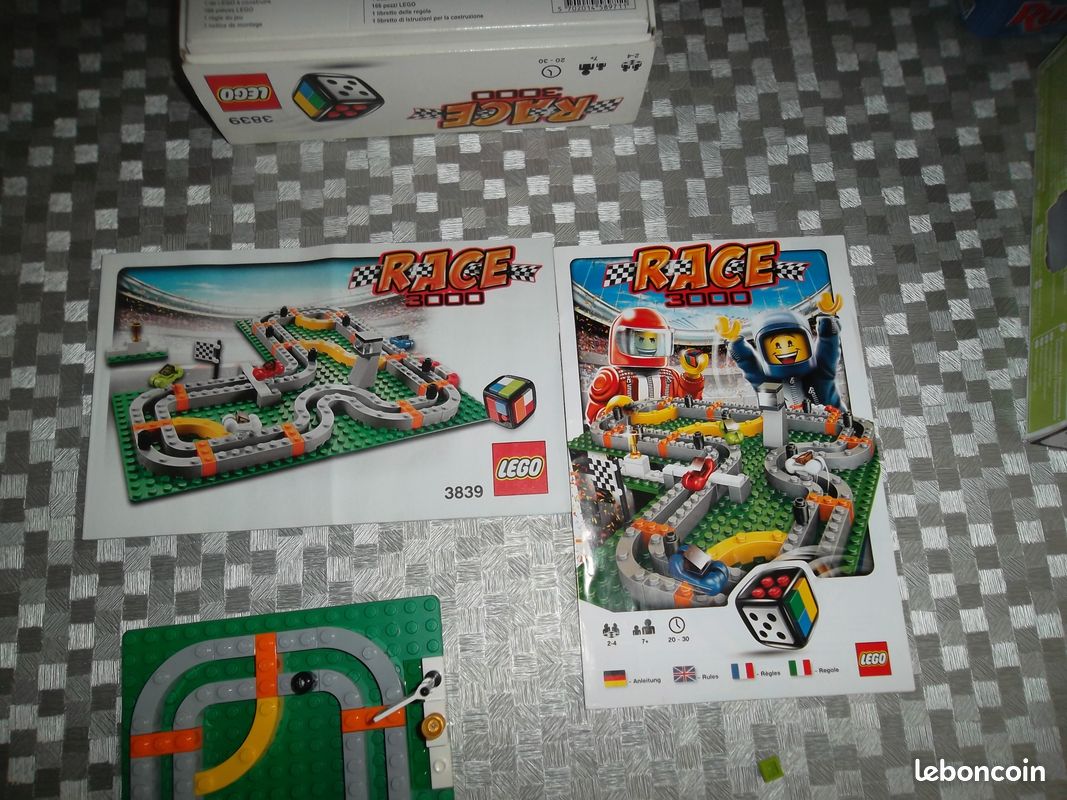 Game 3839 Lego Race 3839 Lego Games 3839- Race 3000 Jeux Jouets