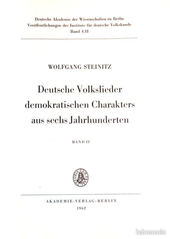 Chants allemands de lutte et de protestation entre 1816 et 1933 (image 4)