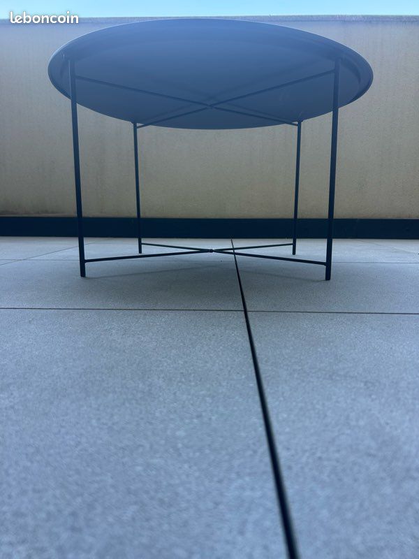 Table basse métal noir (image 2)