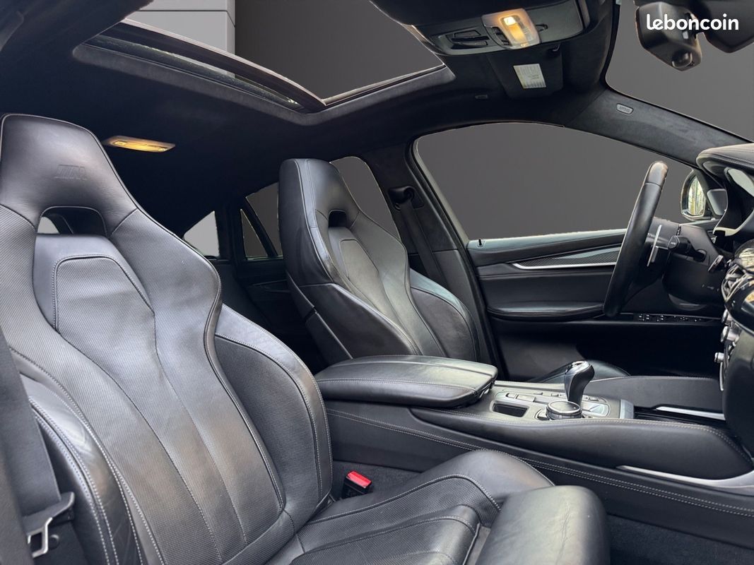 BMW X6 M F86 575 ch A - GARANTIE- TOIT OUVRANT-BANGOLUFSEN -AFFICHAGE TÊTE HAUTE -VOLANT ET SIÈGES AV/AR CHAUFF (image 5)