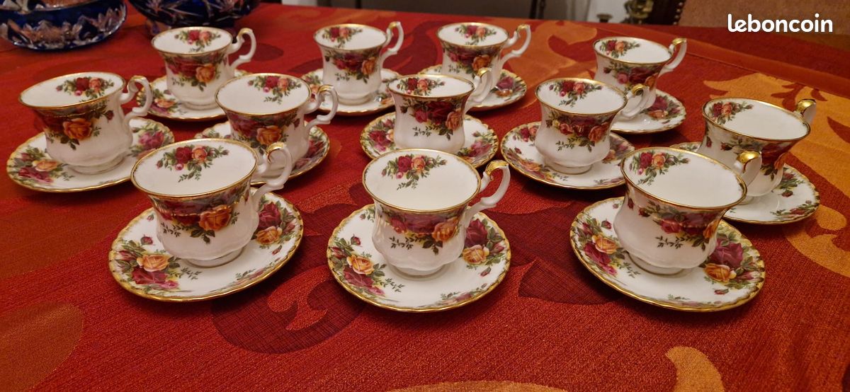 SERVICE À CAFÉ Royal Epoca - Fine Porcelaine - Or 24 Carats EUR 8,00 - FR