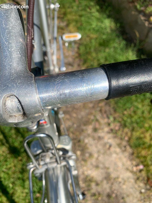 Pompe à Vélo Ventolux Alu Grise – Pour Vélo Course, Randonneuse, Made In France