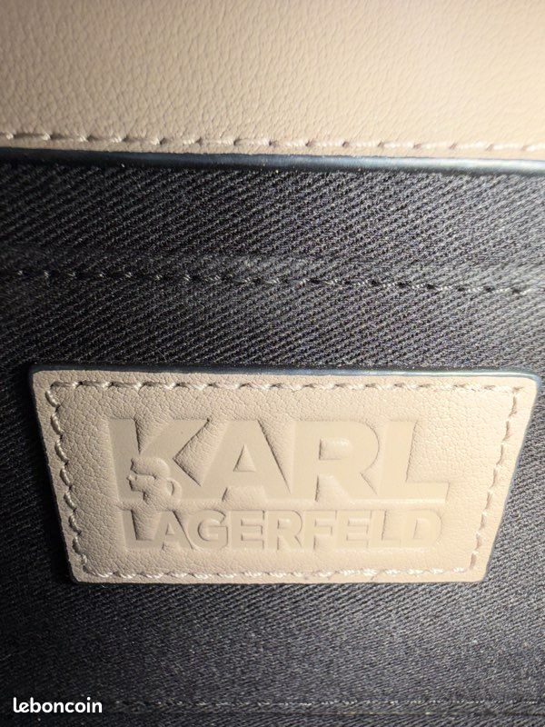 Sac Karl Lagerfeld beige (image 7)