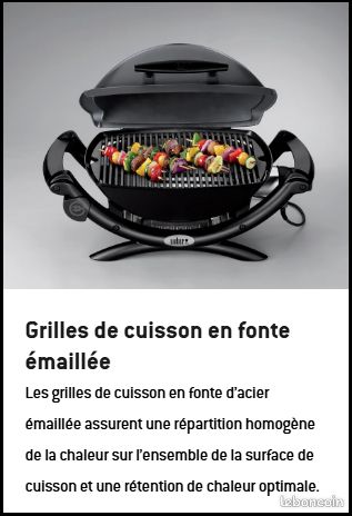 Barbecue électrique Weber® Q 1400 - Très Bon Etat (image 6)