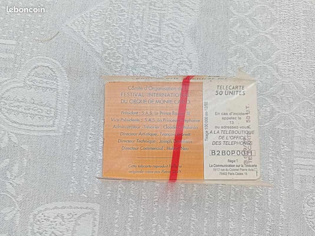 Télécarte Monaco (image 2)