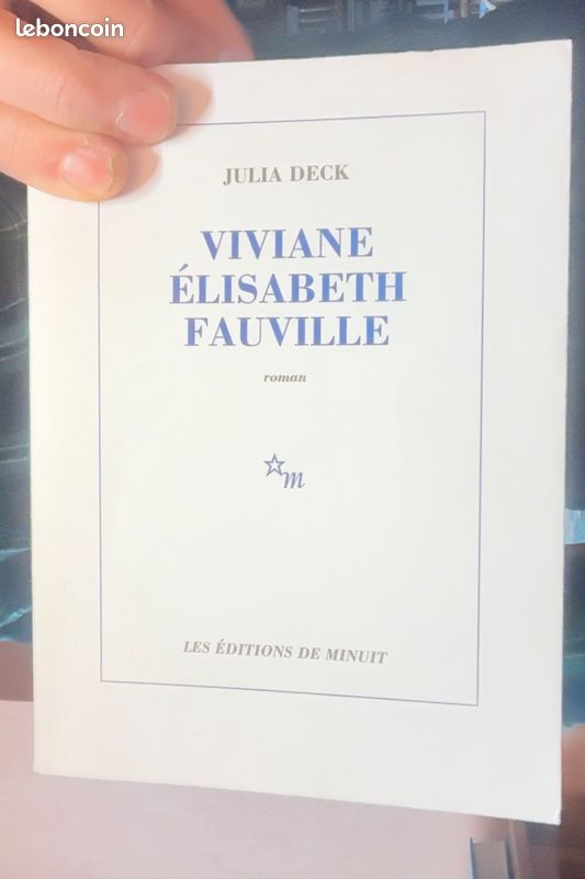 Julia Deck : Viviane Elisabeth Fauville (image 1)