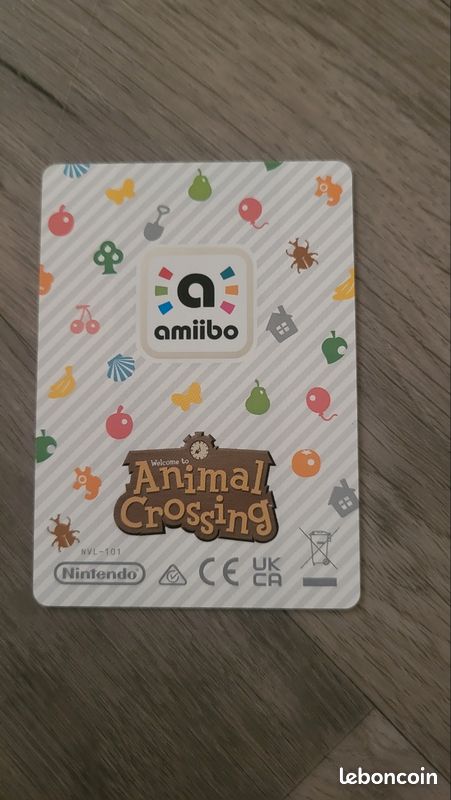 Carte Amiibo Animal Crossing 266 Joseph / Joey [EUR] Série 3 Near Mint