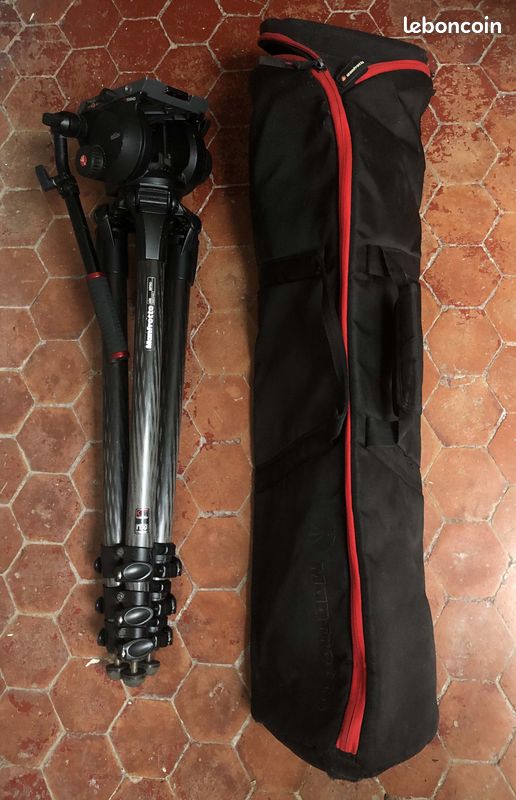 Trepied vidéo Manfrotto 536 Mpro Tête fluide 509HD Photo, audio