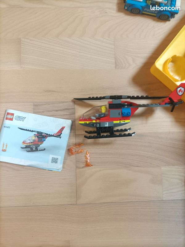 Lego city hélicoptère pompier (image 1)