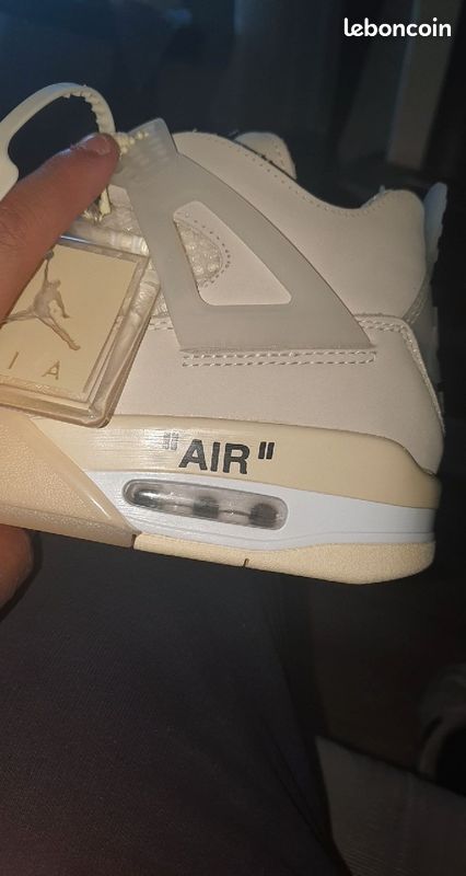 Jordan 4 rétro off white (image 2)