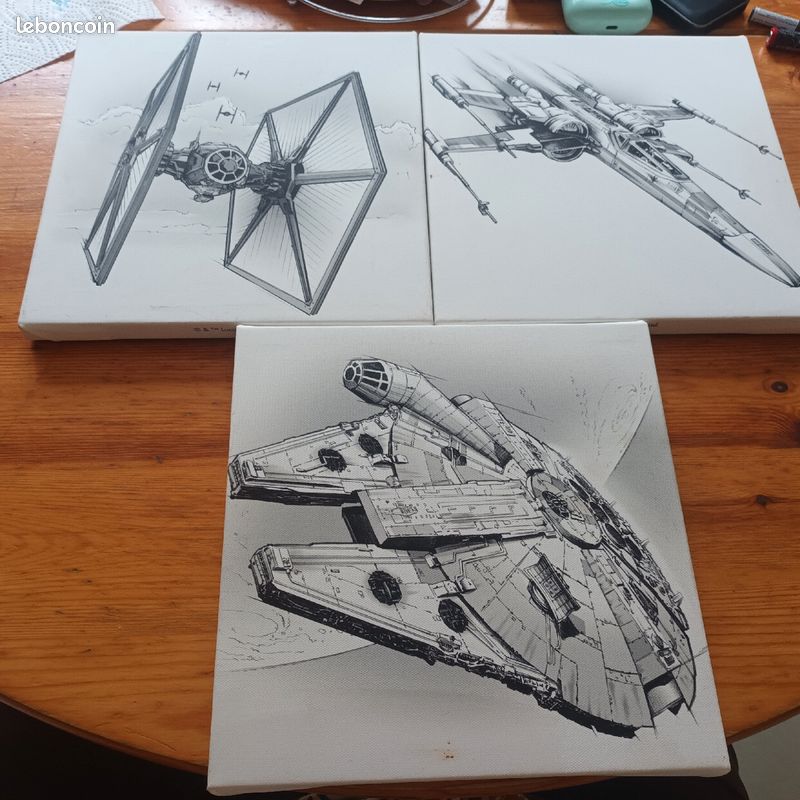3 cadres toile STAR WARS (image 1)