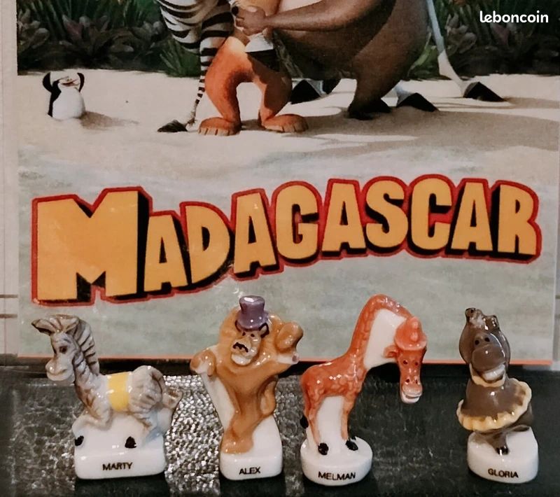 Série complète de 10 fèves "Madagascar3 " (image 5)