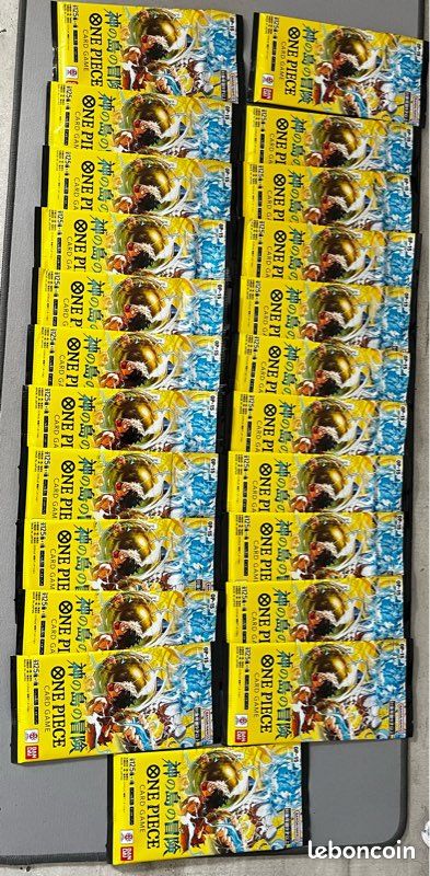Lot de 23 boosters One Piece Card Game OP15 – Aventure sur l'île divine (image 1)