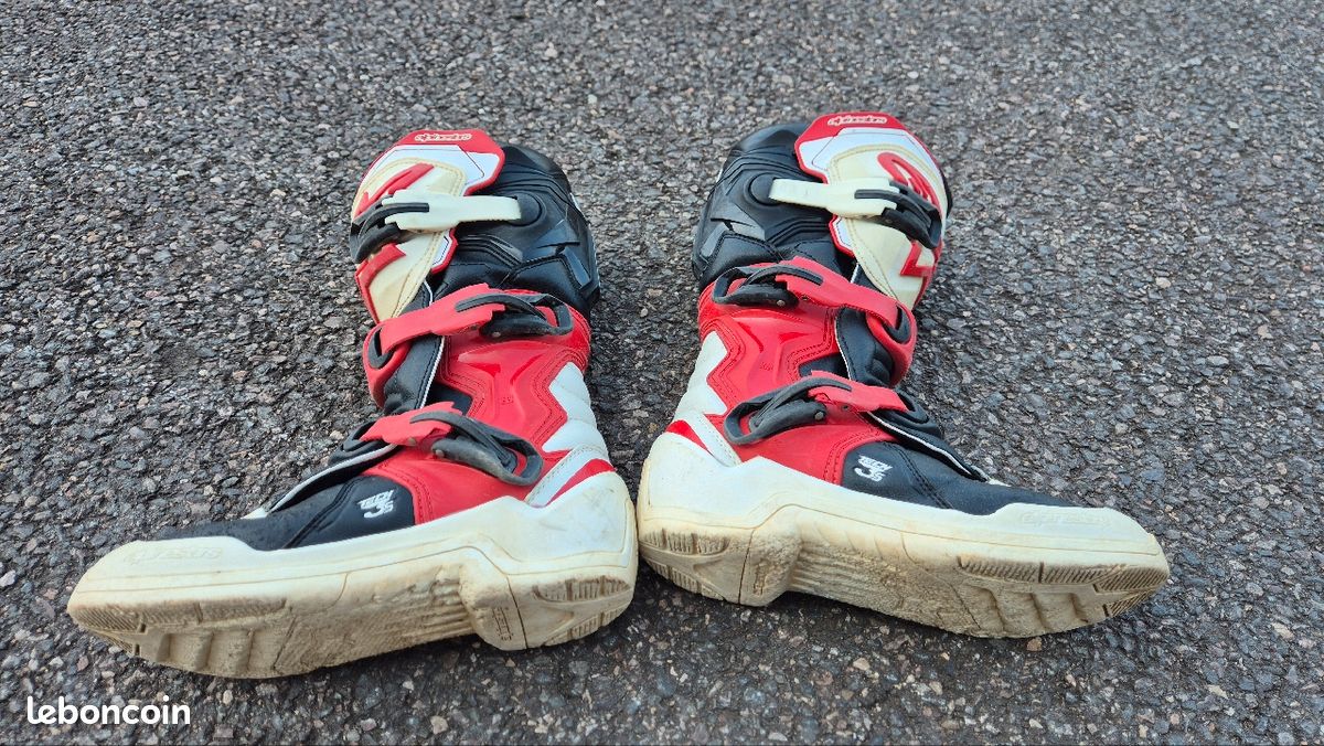 Bottes motocross Alpinestars tech 3s T5 (38) (image 3)