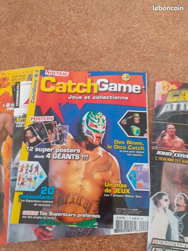Lot de cinq magazines (Word wrestling entraînement) batiste la puissance à l état pur (image 3)