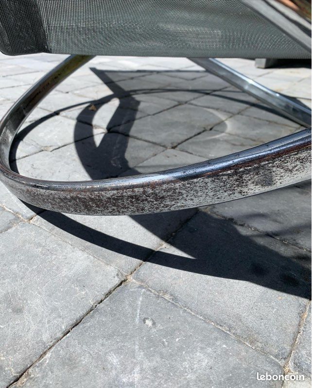 Transat Chaise longue pliable Roger LECAL 1975 (image 7)
