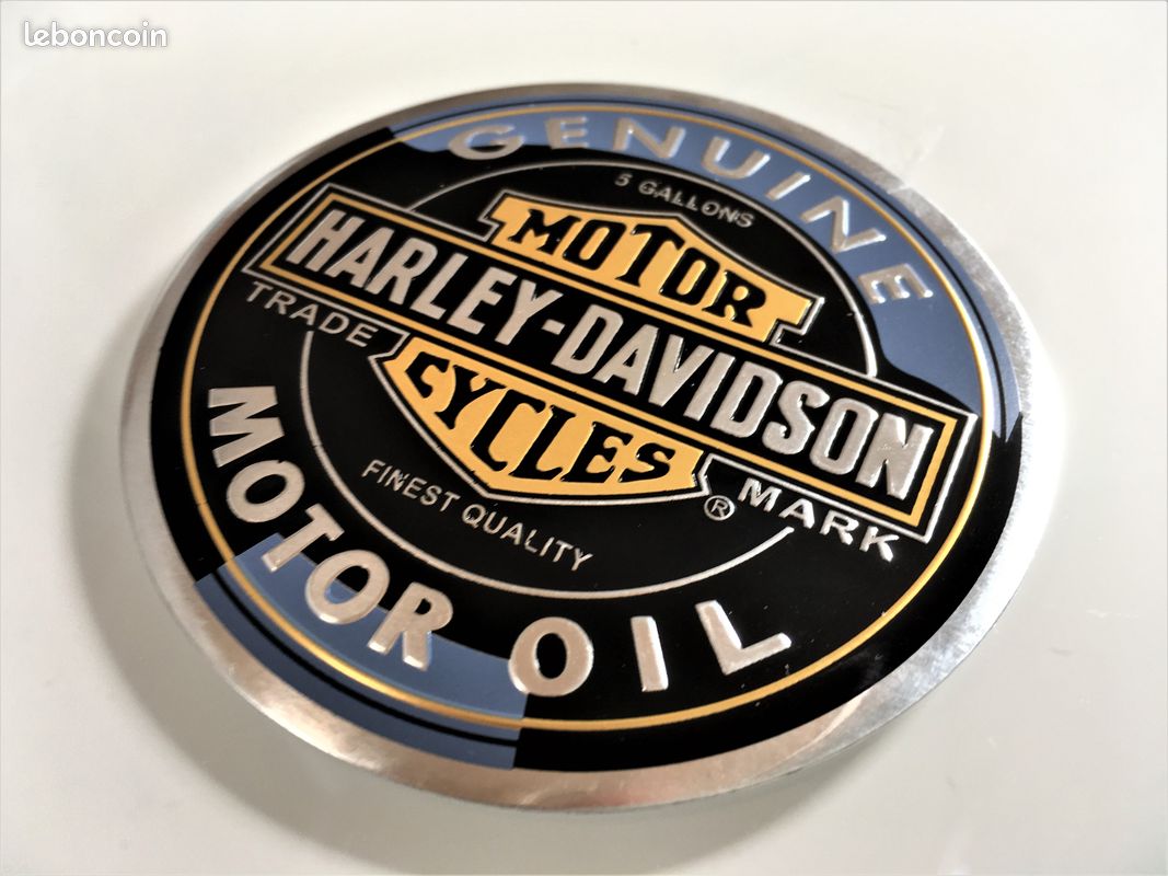 Targa Retrò Harley-Davidson - Ø35cm, Metallo, Design Vintage, Official License Product, Per Decorazione - Foto 5