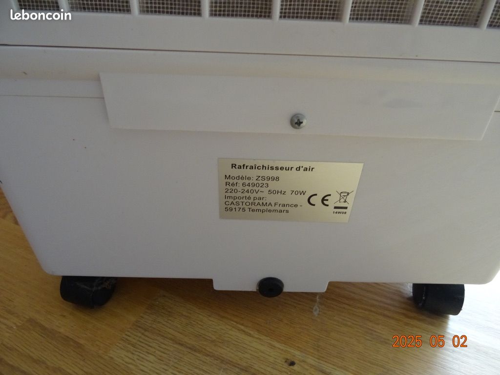 Rafraichisseur d'air ventilateur Equation ZS 998 (image 4)