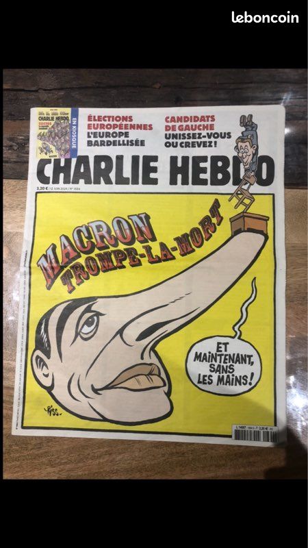 Charlie Hebdo riss 2024 comme neuf (image 2)