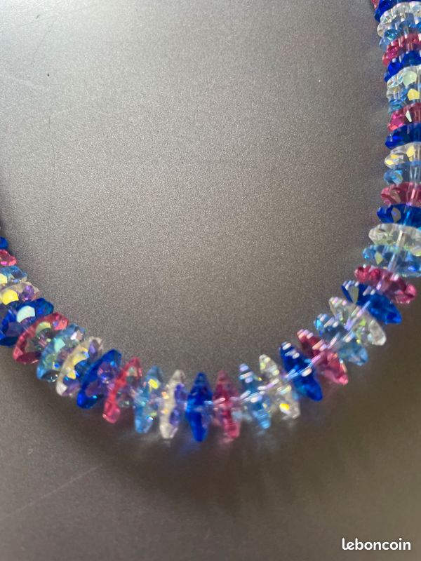 Très beau collier artisanale en cristal (image 3)