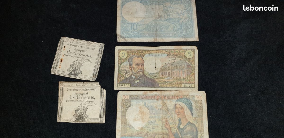 Lot billets et assignants françaises (image 4)