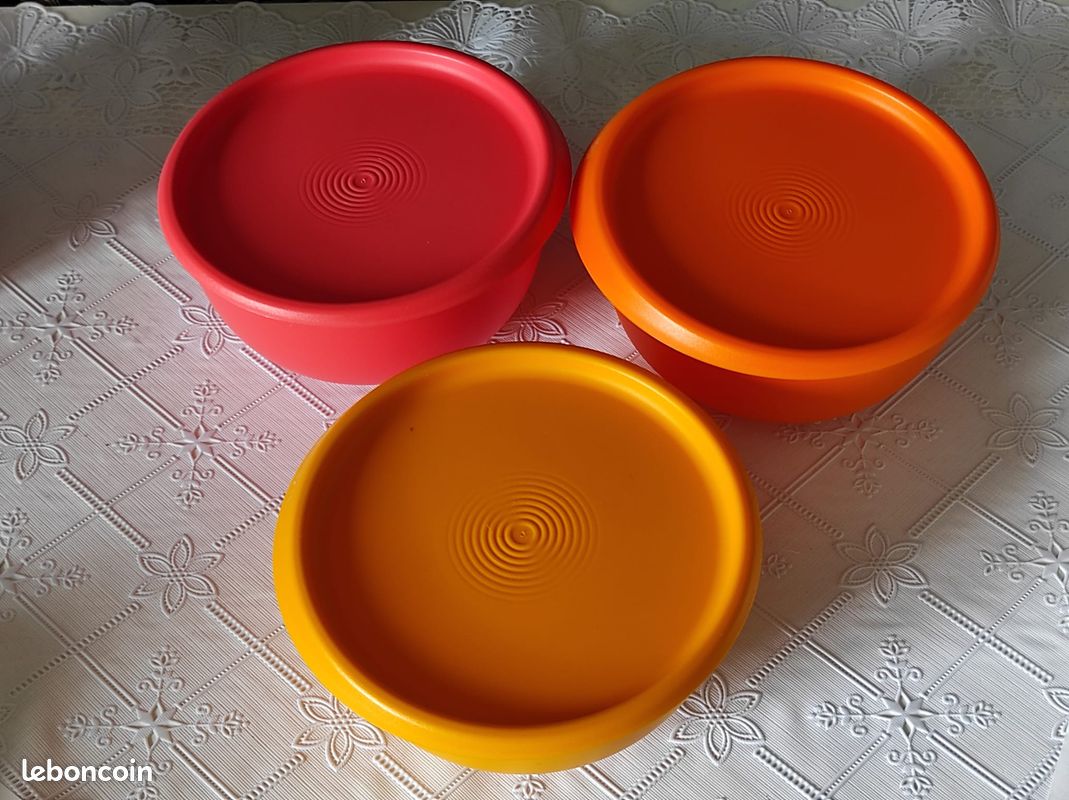Lot de 2 bols pop Tupperware neufs (image 4)
