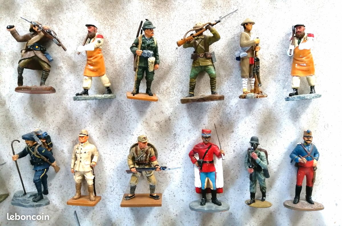 Figurine En Plomb D'art, Soldat Infanterie Russe, 1er Empire, échelle 1:32 (60mm) - Excellent état