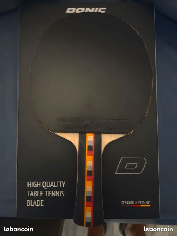 Raquette De Ping-pong Donic Waldner Senso Carbon - Bois + Carbone - Sensation De Jeu Unique - Contrôle Et Rythme