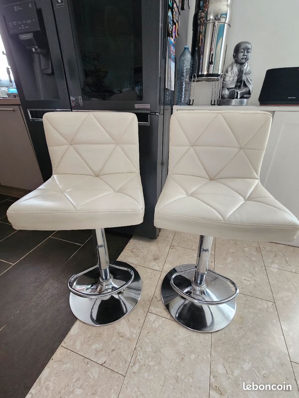 4 fauteuils haut de bar (image 4)