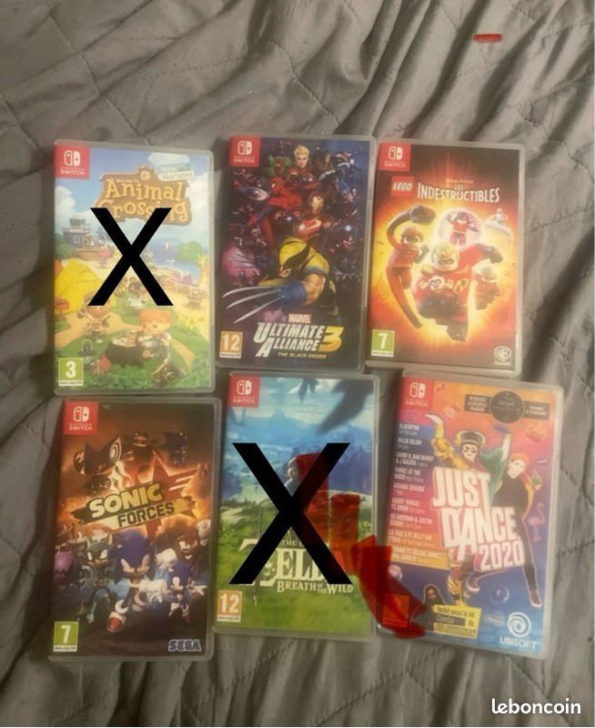 🎮 Lot jeux Nintendo Switch – Très bon état (image 1)