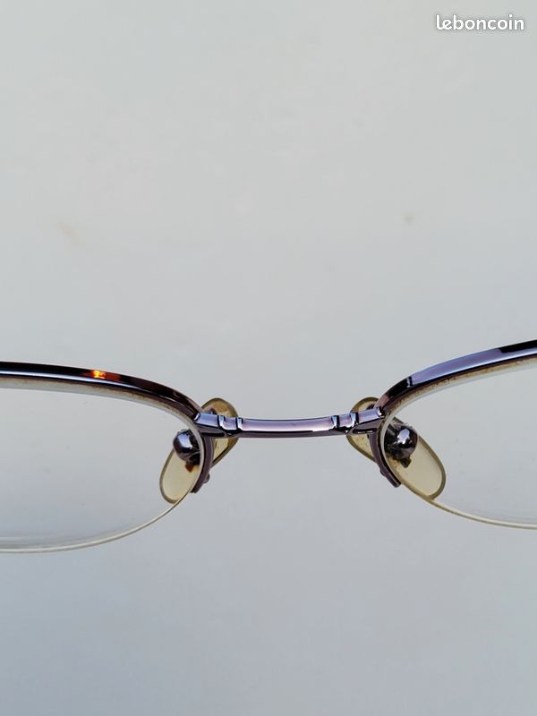 Monture de lunettes vintage Nina Ricci NR 2137 dorée / violette (image 8)