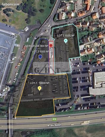 Terrain 10 000 m² Le Coudray Montceaux