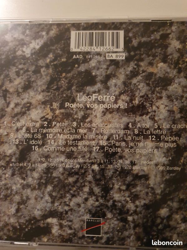 Coffret de 3 CD de Léo Ferré neufs dans boîte d'origine (image 6)