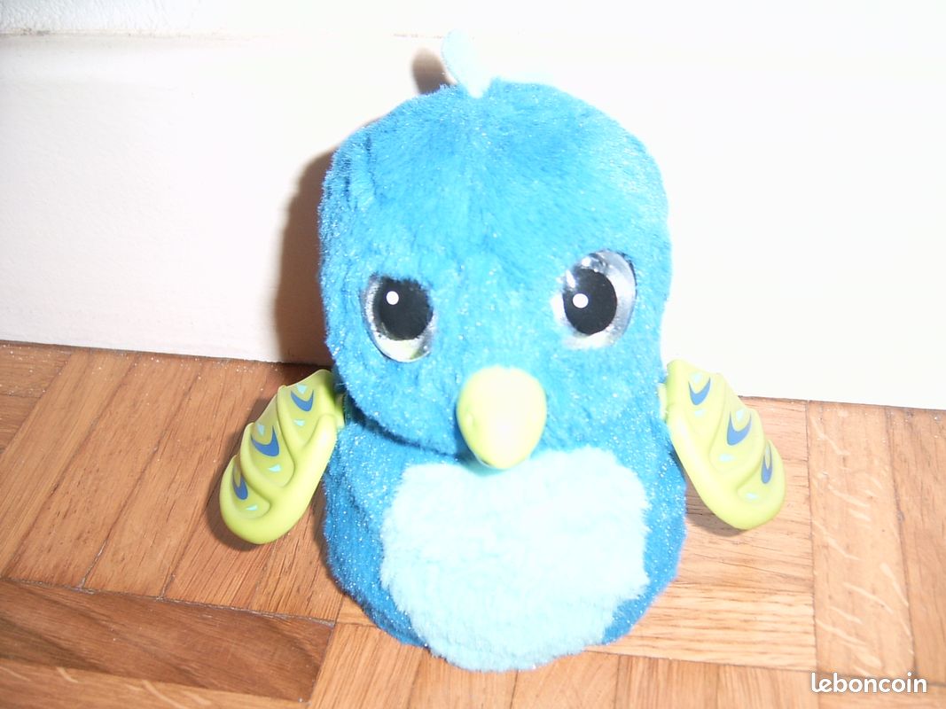 Peluche interactive Hatchimals bleu et vert (image 1)