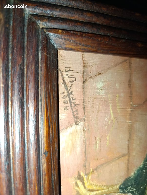 Peinture coq signé (image 2)