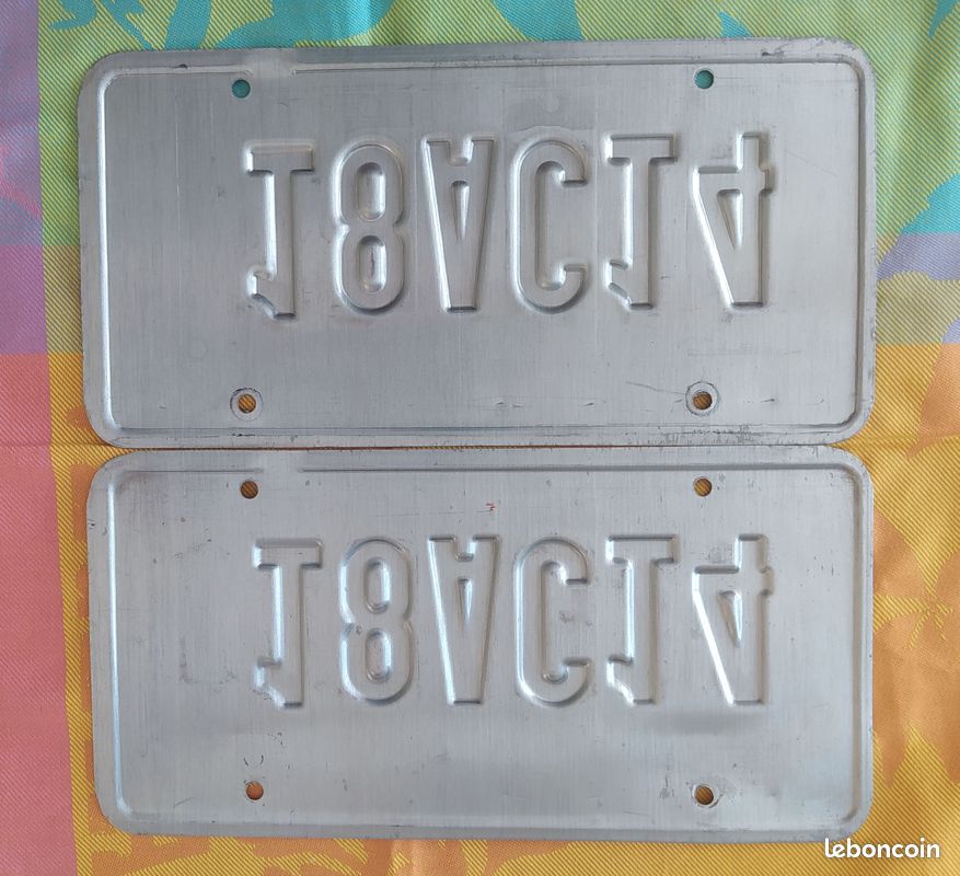 Plaque D'immatriculation Américaine Vintage Montana - 3C 43259 - Authentique Aluminium - Déco Murale Bar/pub