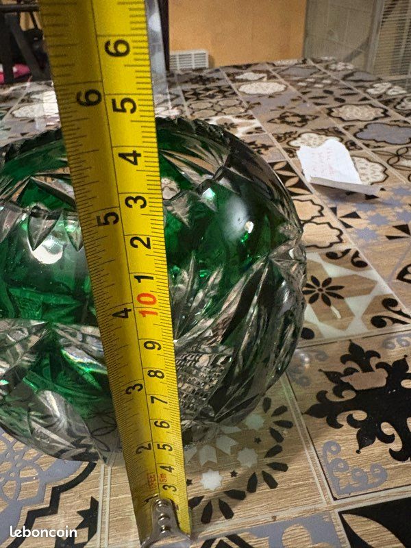 Vase boule en cristal, Saint-Louis (image 4)