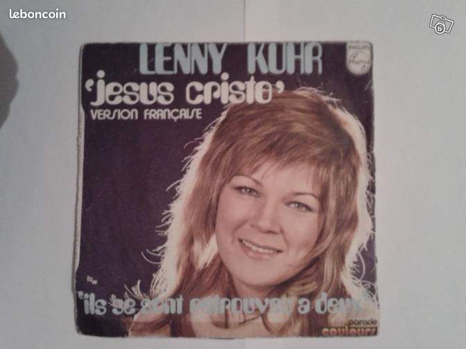 Disque vinyle 45t Lenny Kuhr - Jesus Cristo (image 1)