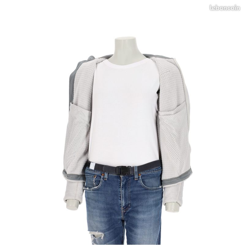 Patagonia Veste polaire R4 Polartec Femme Taille M Gris #QWE0210 (image 5)