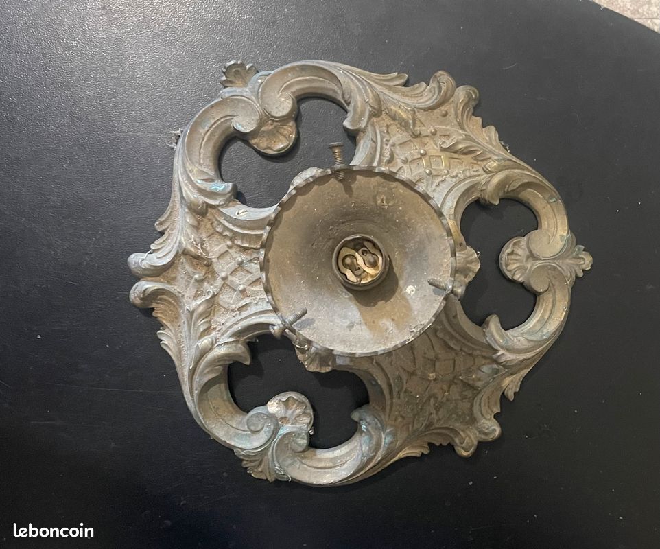 Lustre ancien en cuivre (image 1)