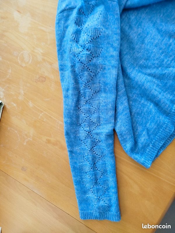 Pull turquoise DAMART 46-48/ 10 (image 2)