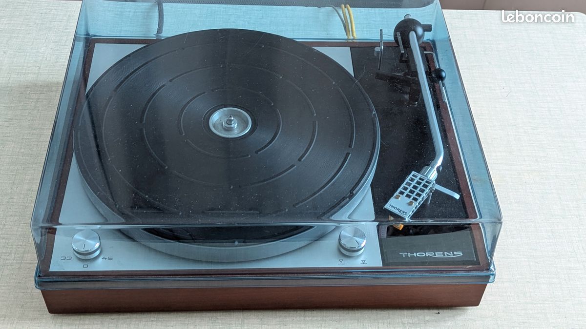 Platine vinyle THORENS TD 150 MK2 cellule SHURE SC35 stylus neuf - Photo, audio & vidéo