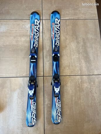 Ski Enfant Dynastar Team Speed 140 Cm Avec Fixations, Bon état Pour Loisir Piste
