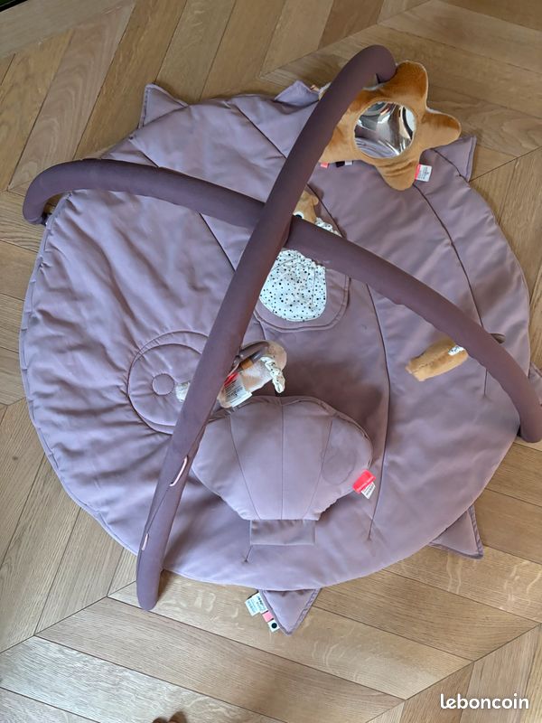 Tapis d'éveil rose lilas (image 1)