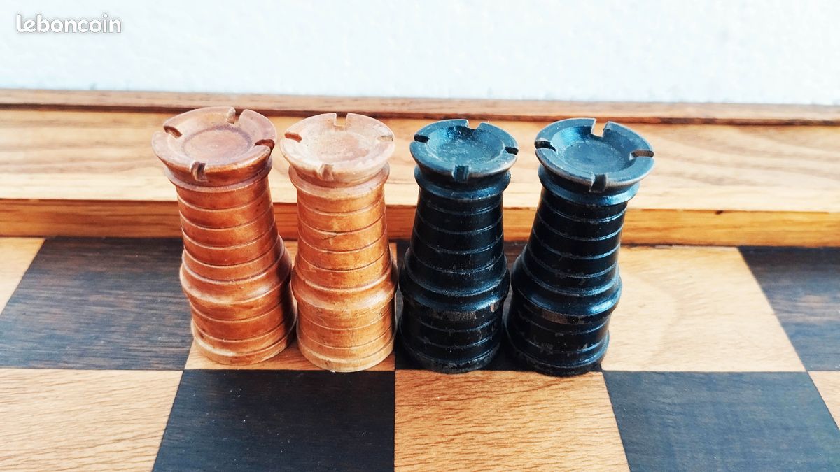 4114-bis Petit jeu d'échecs type régence pour collectionneur King 50 mm