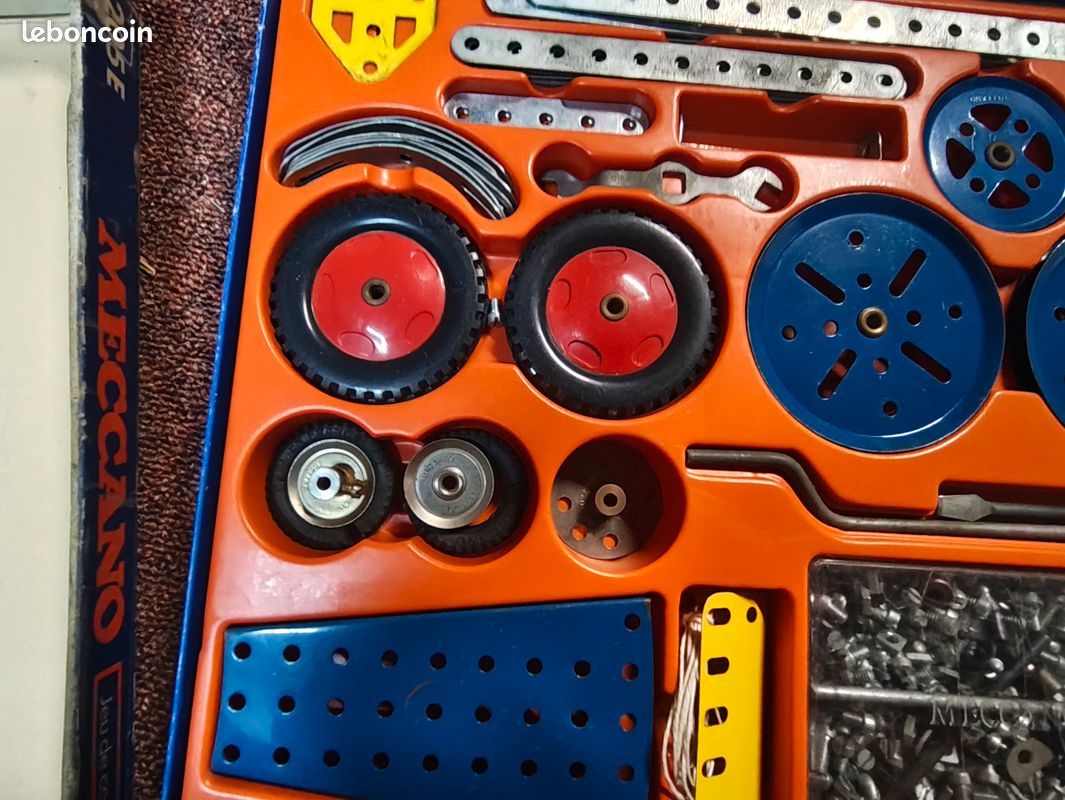 Lot De 5 Boîtes De Meccano Anciennes - Collection Dinky Toys - Dans Leur Jus