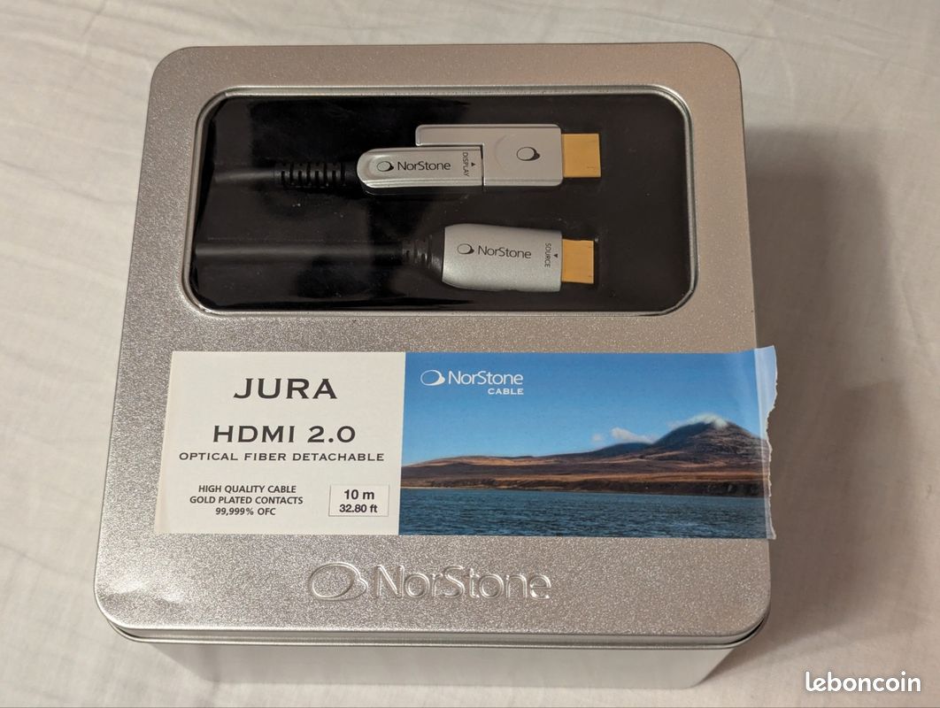 Norstone JURA câble HDMI 2.0 optique 10 m (image 1)