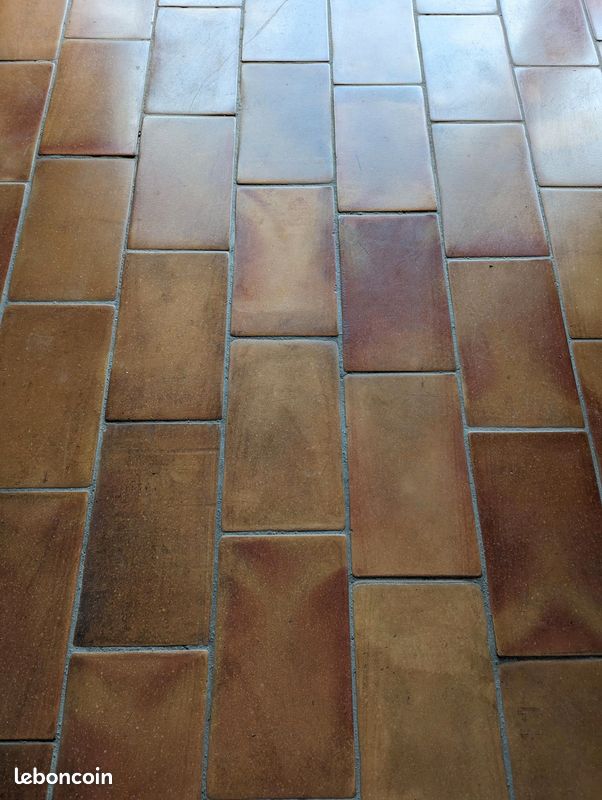 5.5 m2 carreaux + 3.6 m plinthes en terre cuite d’Espagne (image 3)