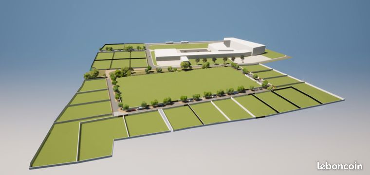 Terrain 744 m² PONTACQ