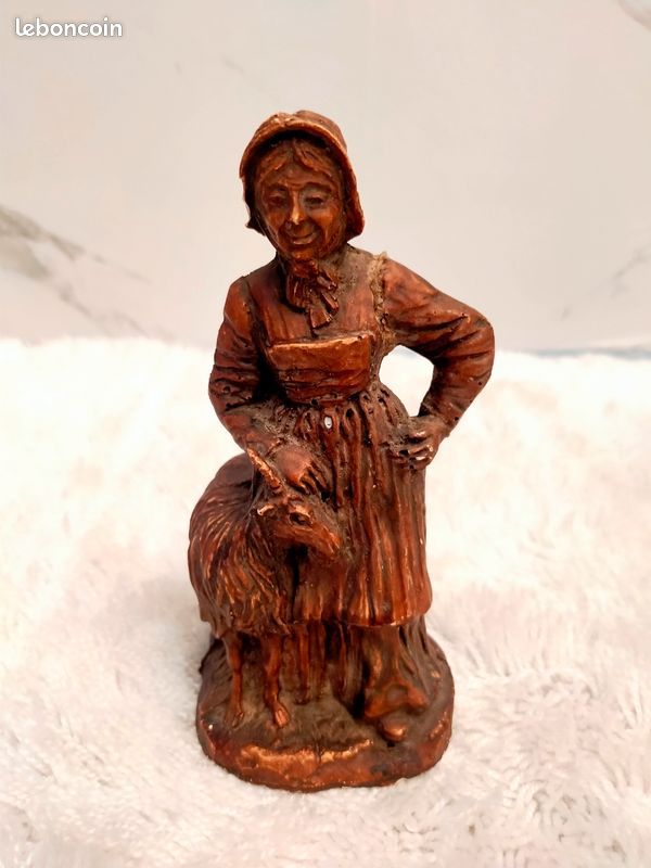 Lot de 3 statuettes personnages anciens (image 4)